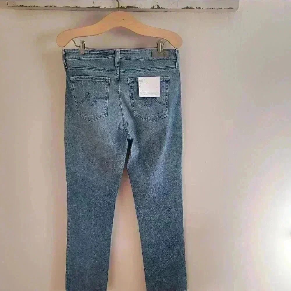AG Adriano Goldschmied Mari High Rise Straight Jeans Size 31 - Picture 11 of 11